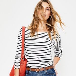 NWOT Boden Essential Boatneck tee